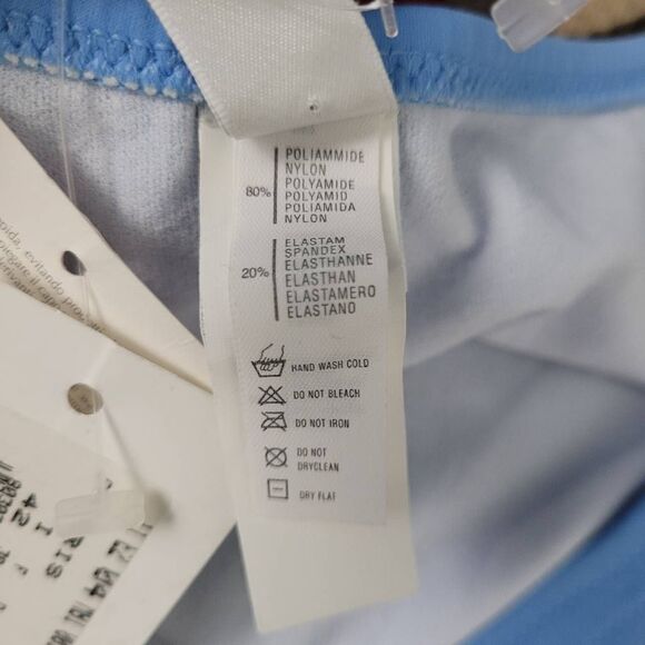 NWT Malizia by La Perla Light Blue Bikini Bottom Sz 6 High Cut Sexy‎ Beach Pool - Picture 4 of 7